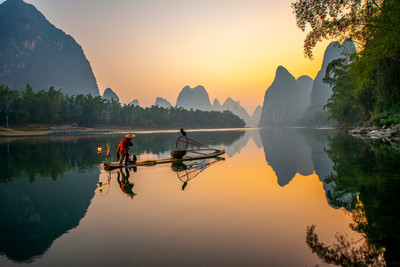 阳朔兴坪 山水画卷中的人间仙境